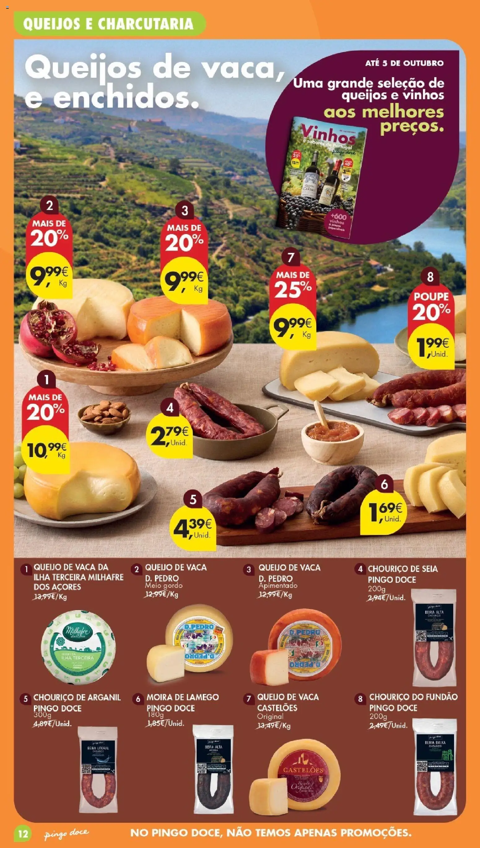 Pingo Doce Poupe Esta Semana Madeira │ válido de 15/09/2026 | Página: 12 | Produtos: Queijo, Chouriço
