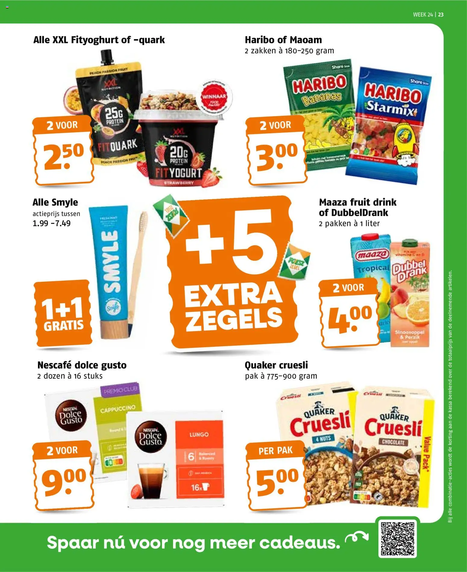 {H1} | Pagina: 23 | Producten: Fruit, Nescafe, Cappuccino