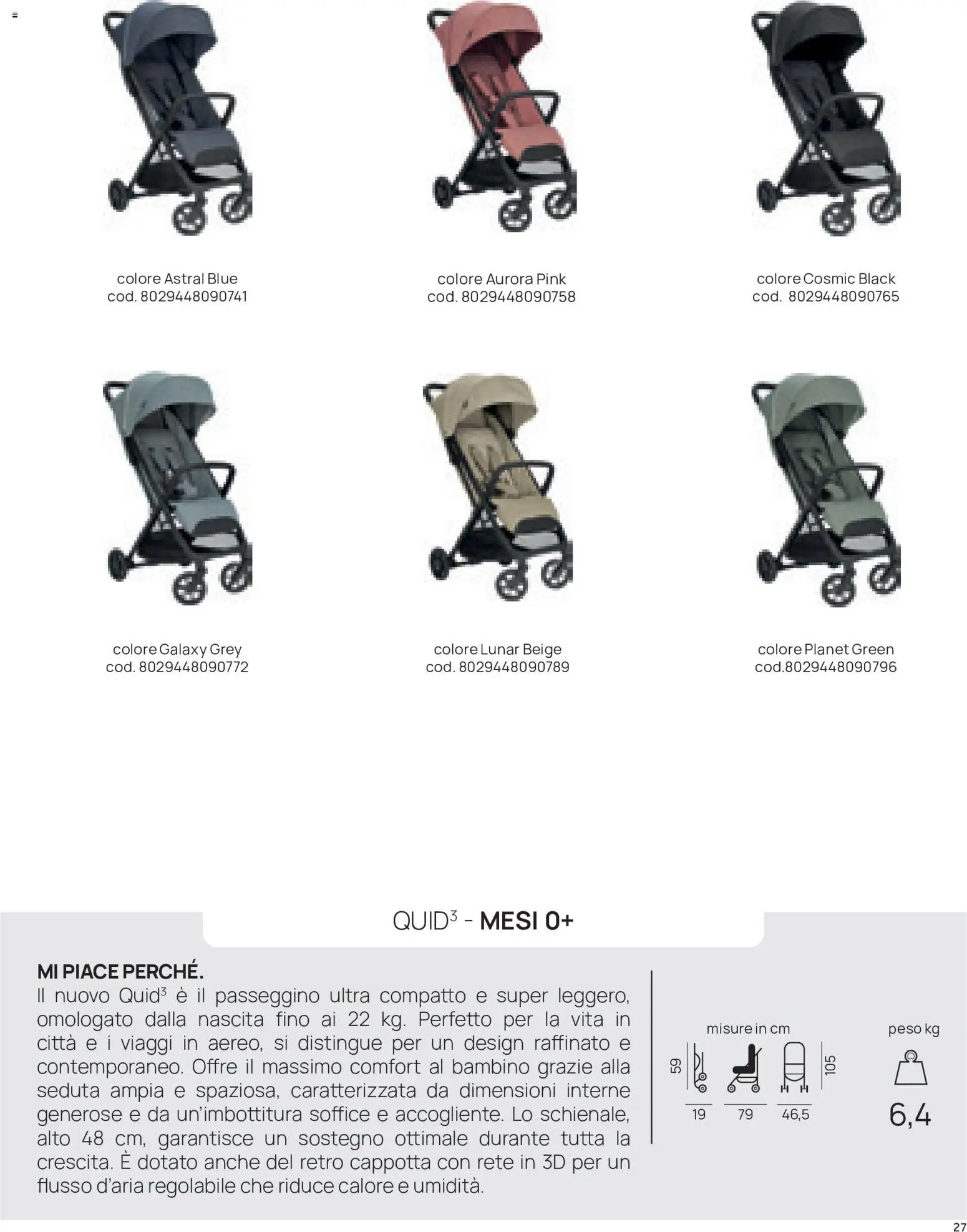 Volantino Prenatal del 16/09/2026 | Pagina: 27 | Prodotti: Passeggino