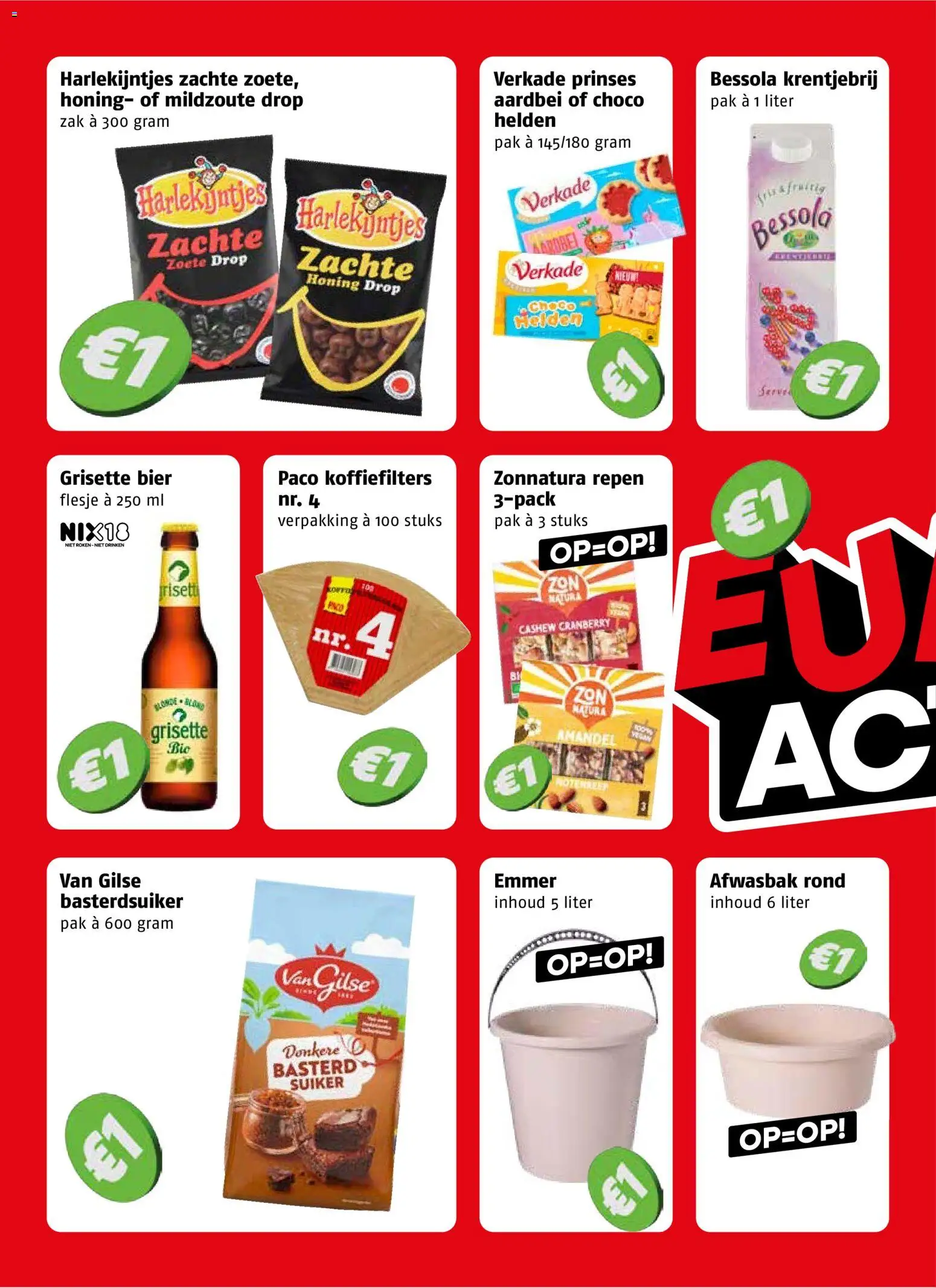 {H1} | Pagina: 2 | Producten: Bier, Zak, Repen, Aardbei