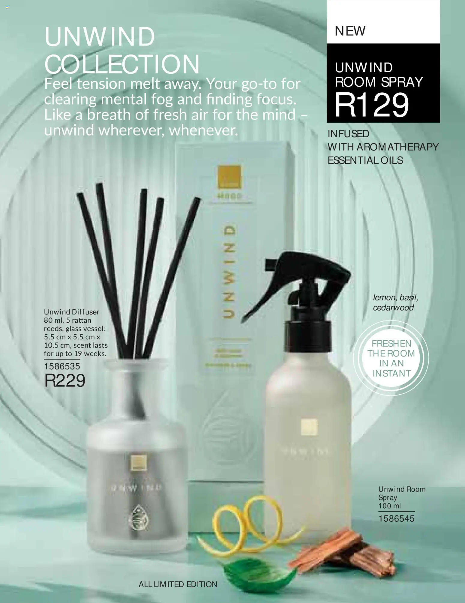 New Avon catalogue – valid from 01/07/2026 | Page: 141 | Products: Room spray, Diffuser