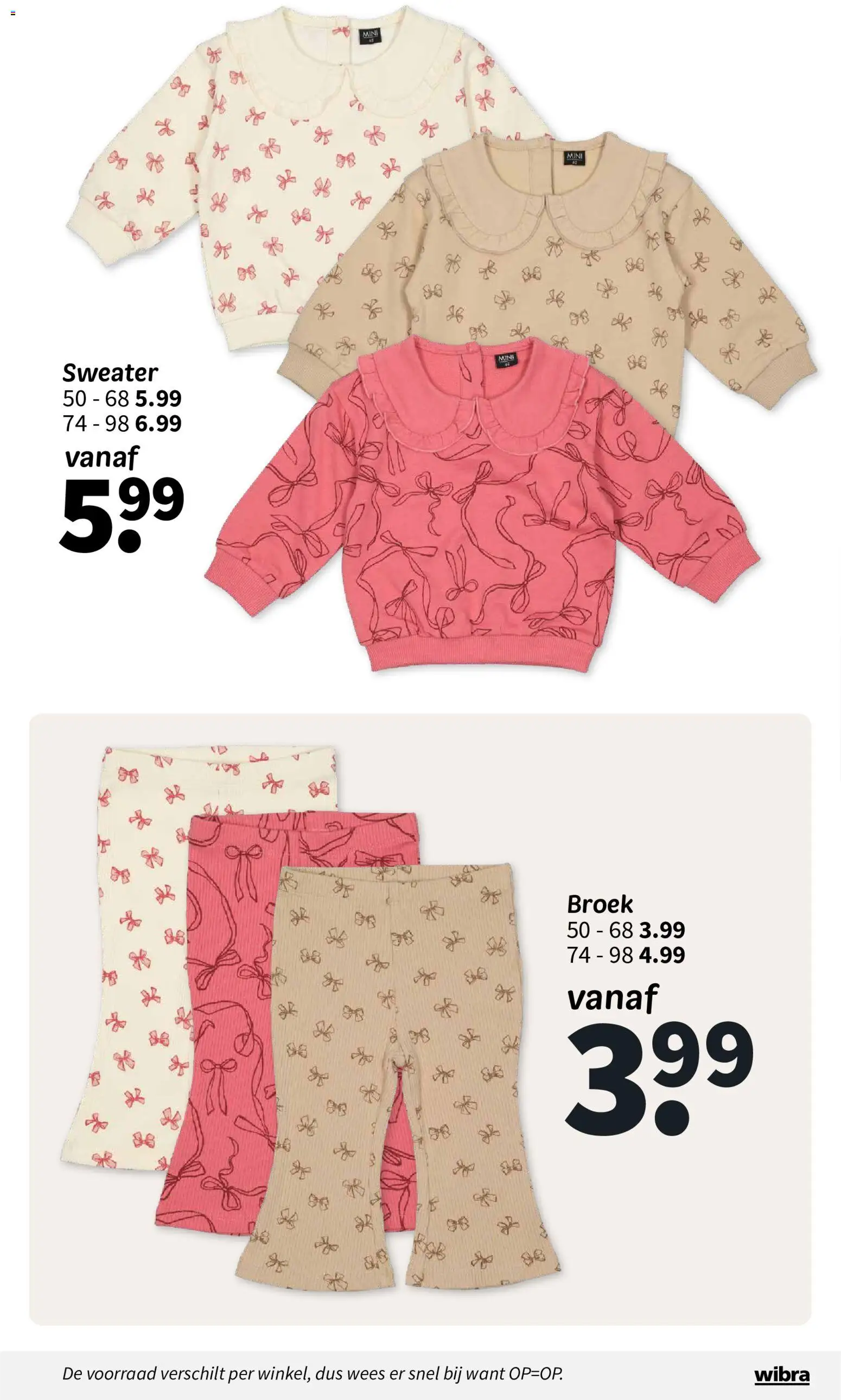 {H1} | Pagina: 4 | Producten: Broek, Sweater