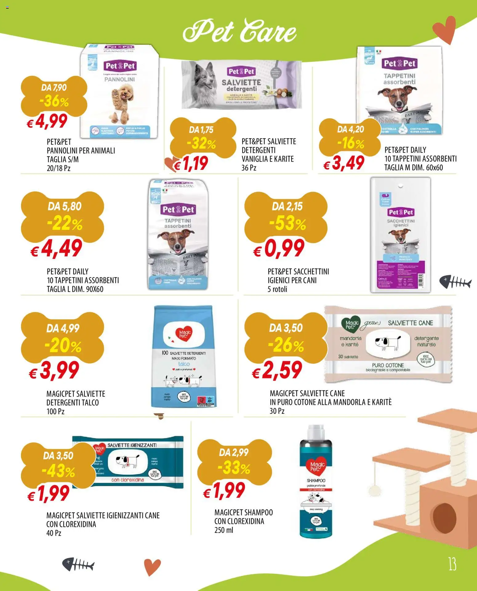 Volantino Galassia del 19/10/2026 | Pagina: 13 | Prodotti: Vaniglia, Salviette igienizzanti, Talco, Assorbenti