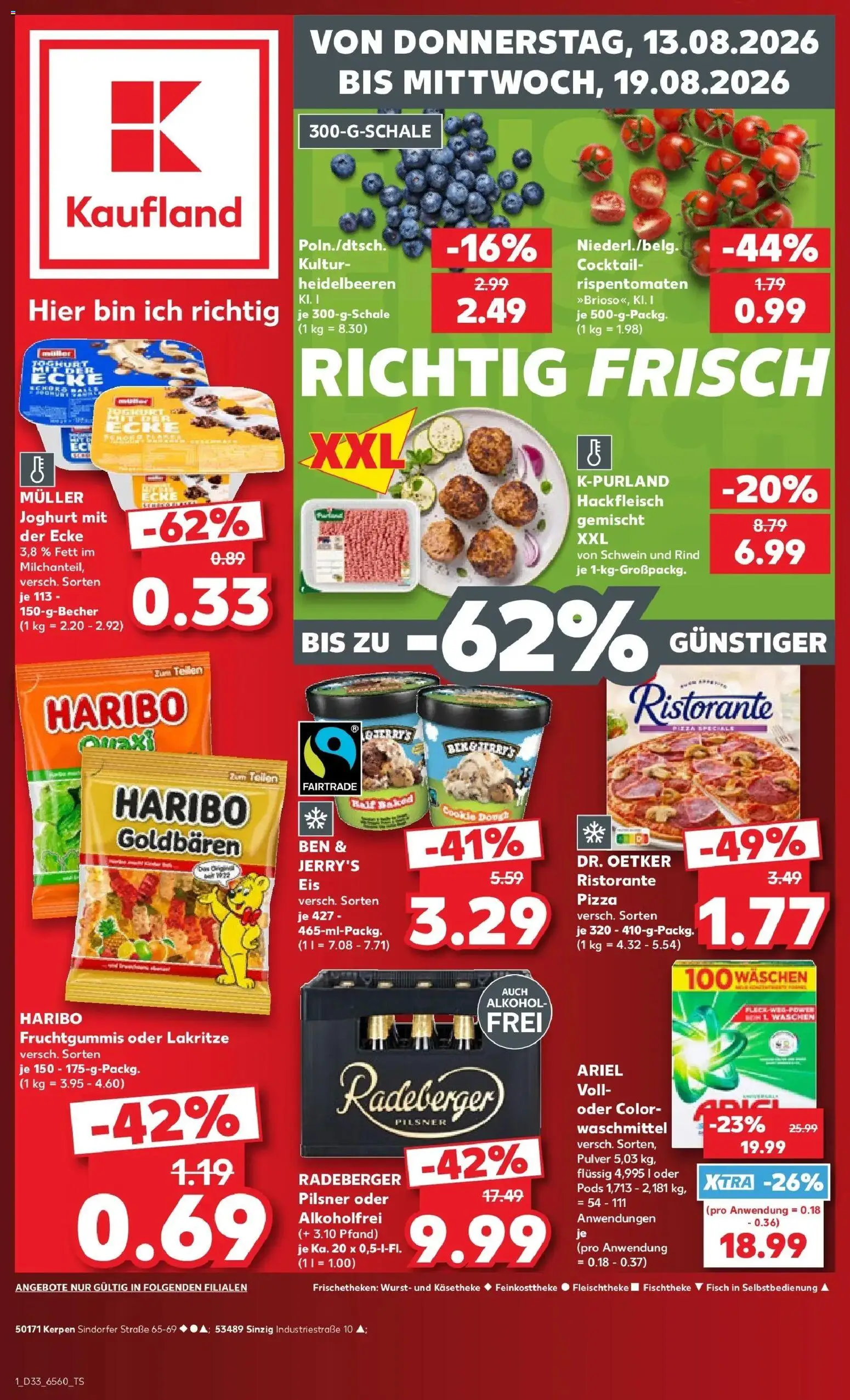 Prospekt Kaufland ab 10.08.2026 » Angebote Online zum Blättern | Seite: 10 | Produkte: Ristorante, Joghurt, Fisch, Alkohol