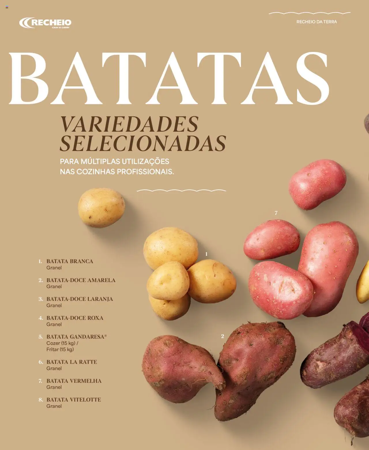 Recheio - Recheio da Terra │ válido de 25/09/2025 | Página: 22 | Produtos: Batata, Batatas