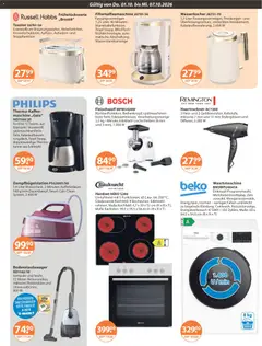 V-Markt Angebote ab 01.10.2026 gültig | Seite: 17 | Produkte: Philips, Haartrockner, Waschmaschine, Kochfeld