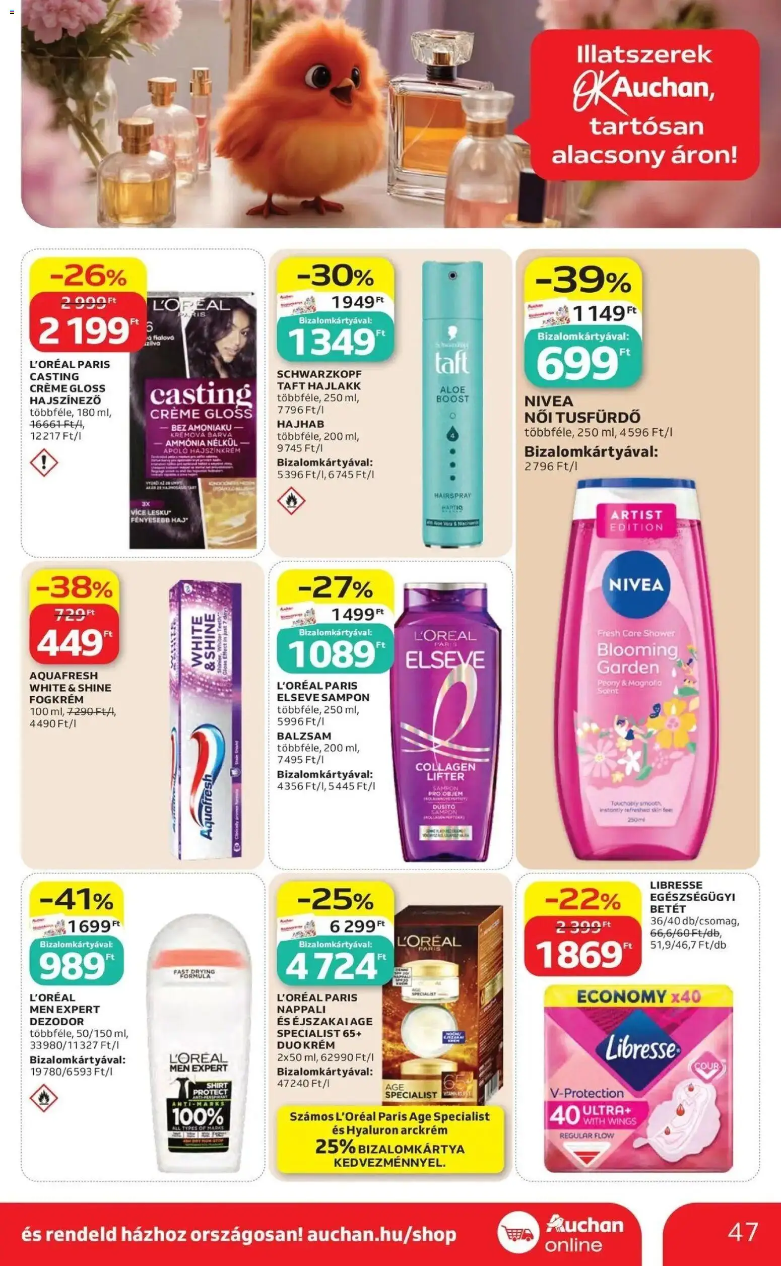 Auchan akciós ujság - amely érvényes a következő dátumtól: 30.04.2026 | Oldal: 47