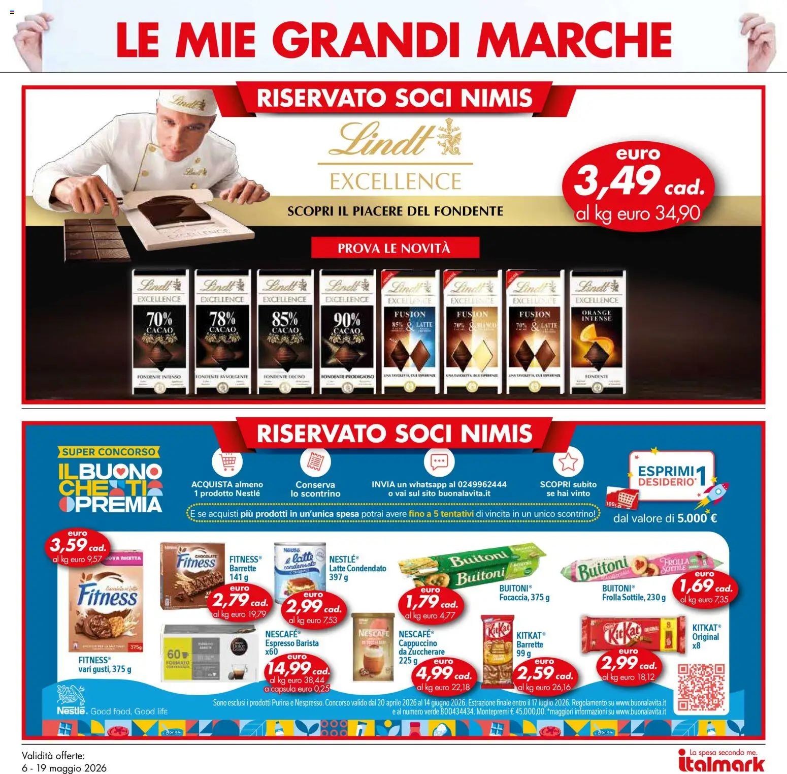 Volantino Italmark del 06.05.2026 | Pagina: 35 | Prodotti: Latte, Cacao