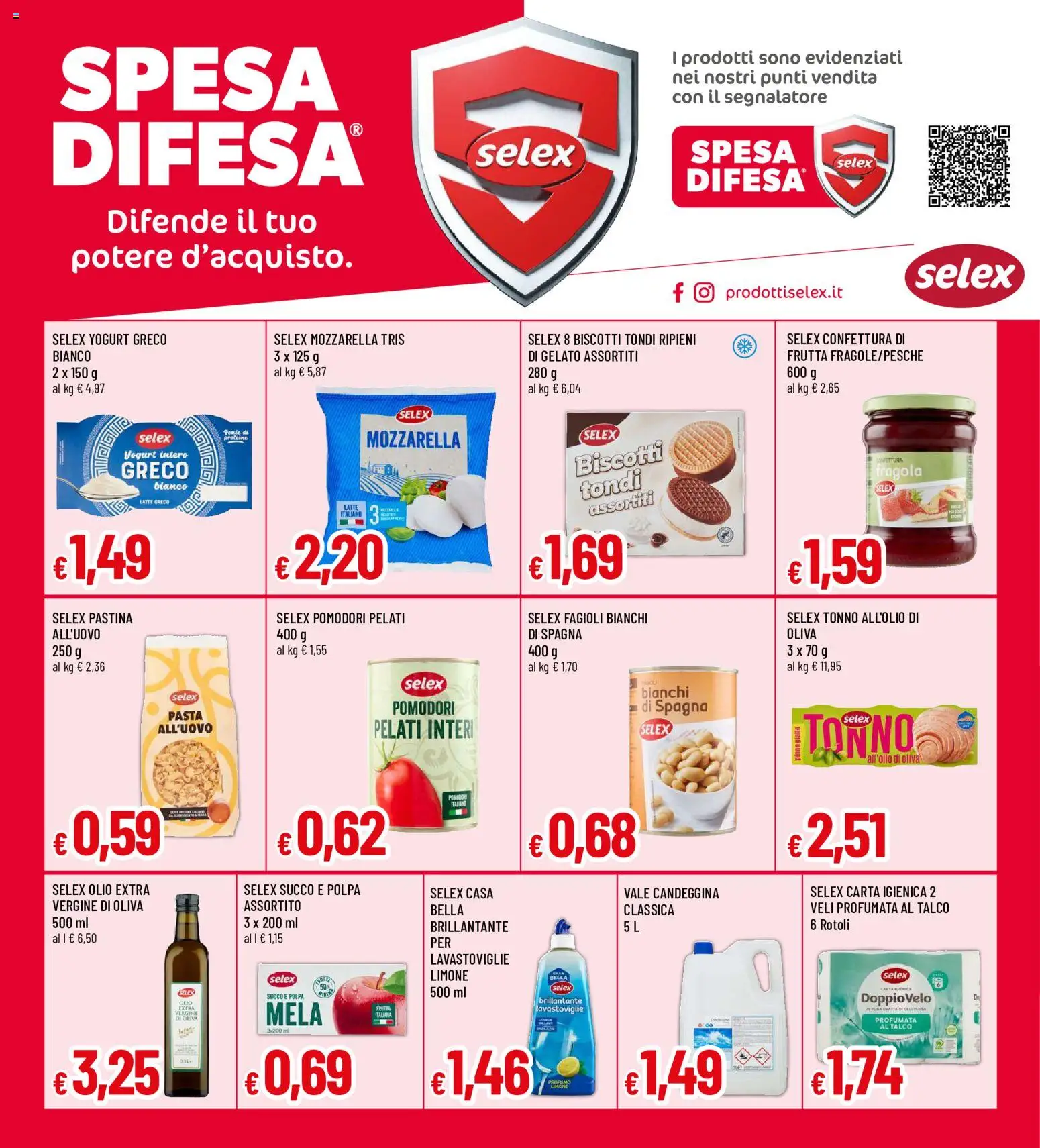 Volantino Famila del 18.06.2026 | Pagina: 16 | Prodotti: Yogurt greco, Yogurt, Biscotti, Olio