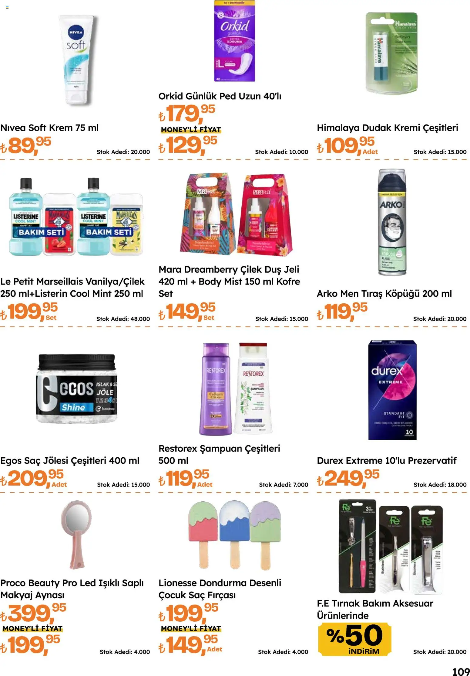 Migros Katalog - 5M Migroskop Dijital - 10 Eylül 2026 tarihinden itibaren geçerlidir | Sayfa: 109 | Ürünler: Şampuan, Duş jeli, Makyaj aynası, Dondurma