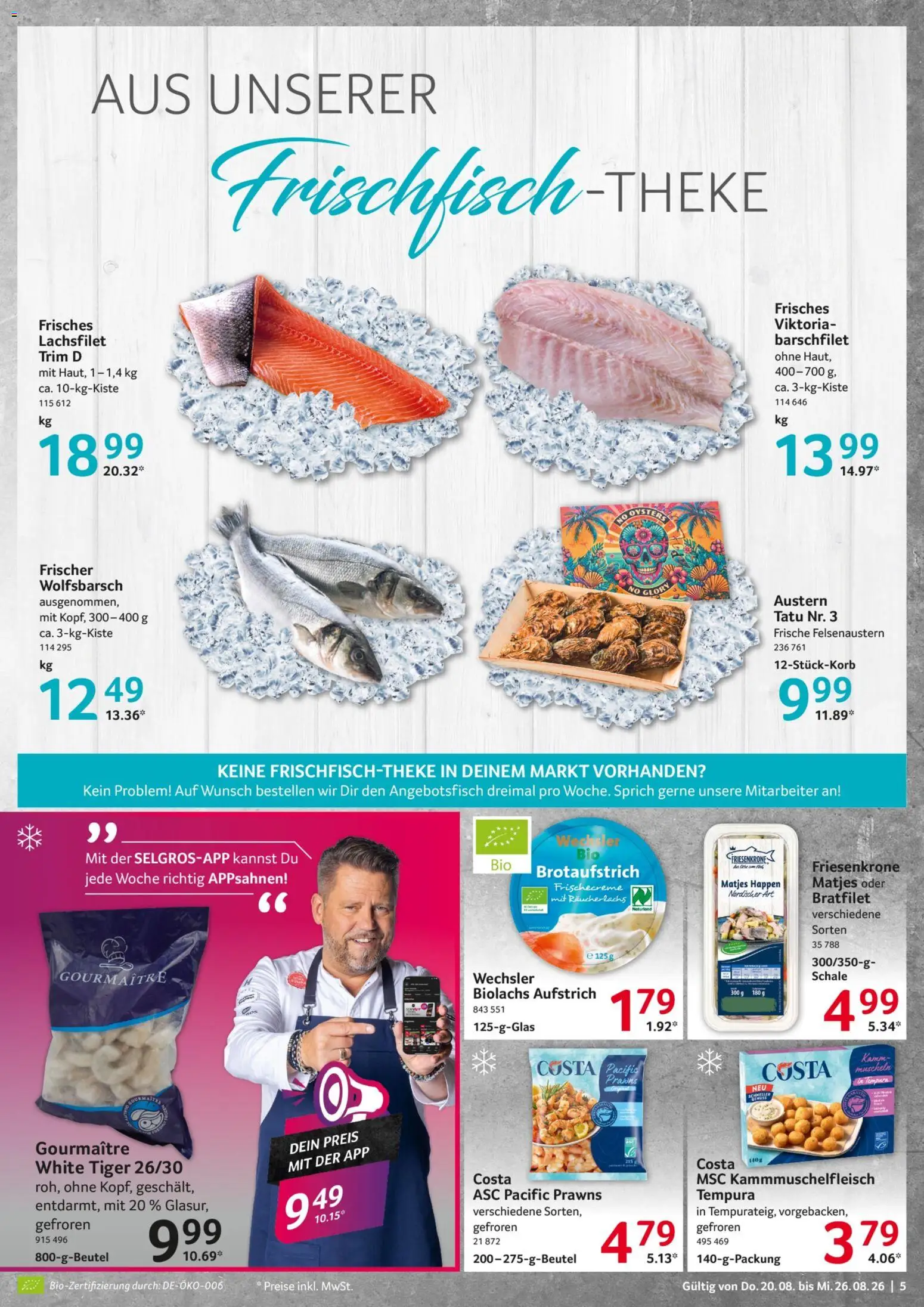Selgros Prospekt – gültig ab 20.08.2026 | Seite: 5 | Produkte: Räucherlachs