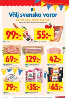 ICA Kvantum - Boden - Förhandsvisning av reklamblad från butik ICA Kvantum aktuell från 18.05.2026 | Sida: 5 | Produkter: Kassler, Falukorv, Fläskytterfilé, Skinka