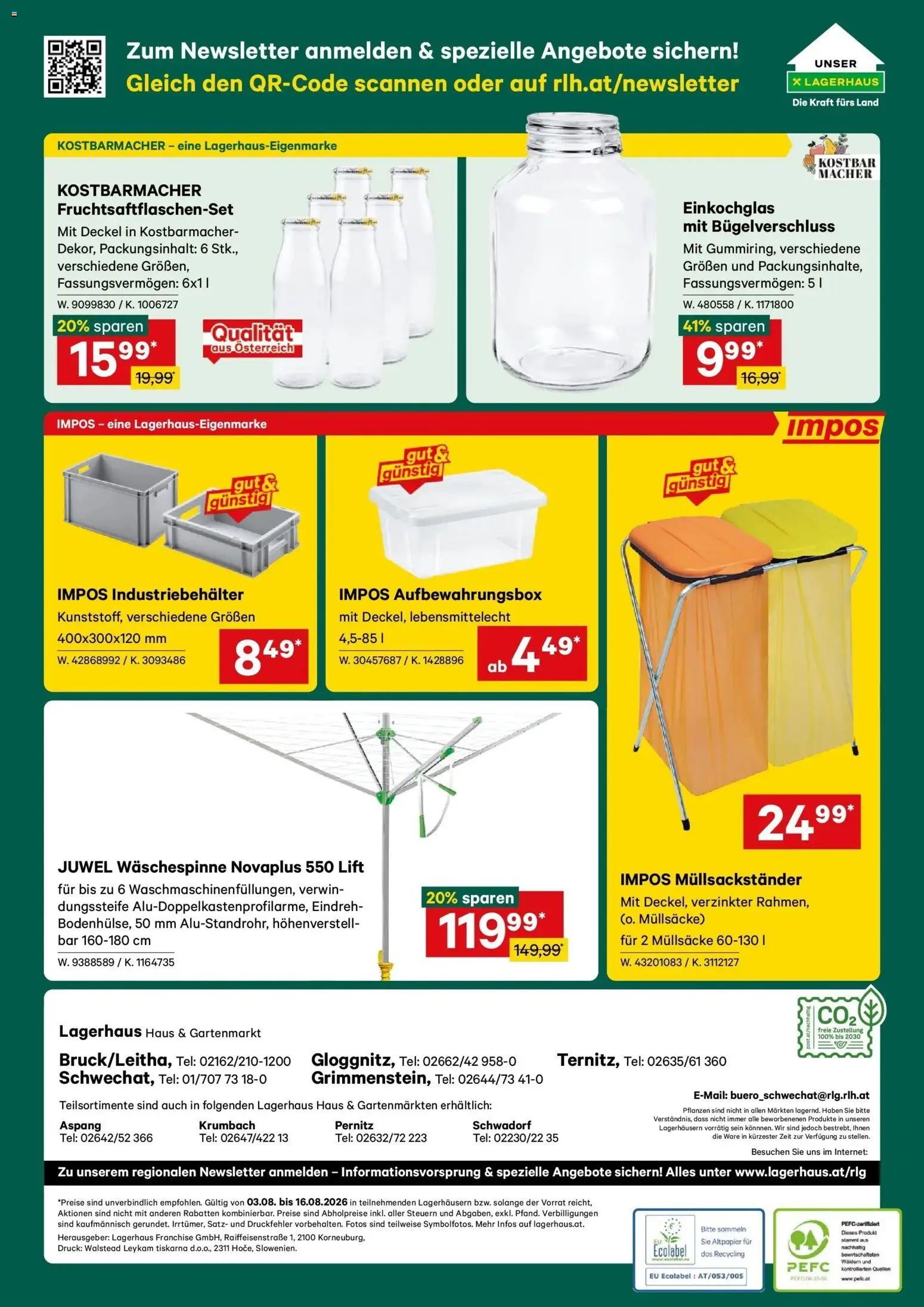 Lagerhaus - Wochen Angebote gültig ab 03.08.2026 | Seite: 8
