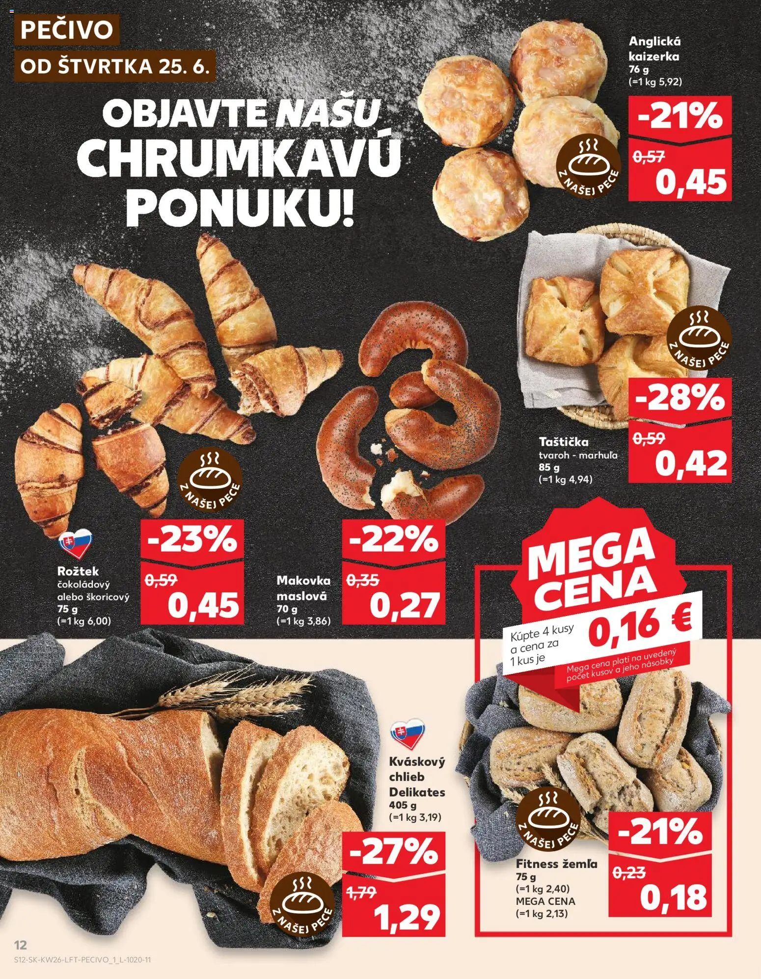 Nové Kaufland akcie – leták je platný od 25.06.2026 | Strana: 12