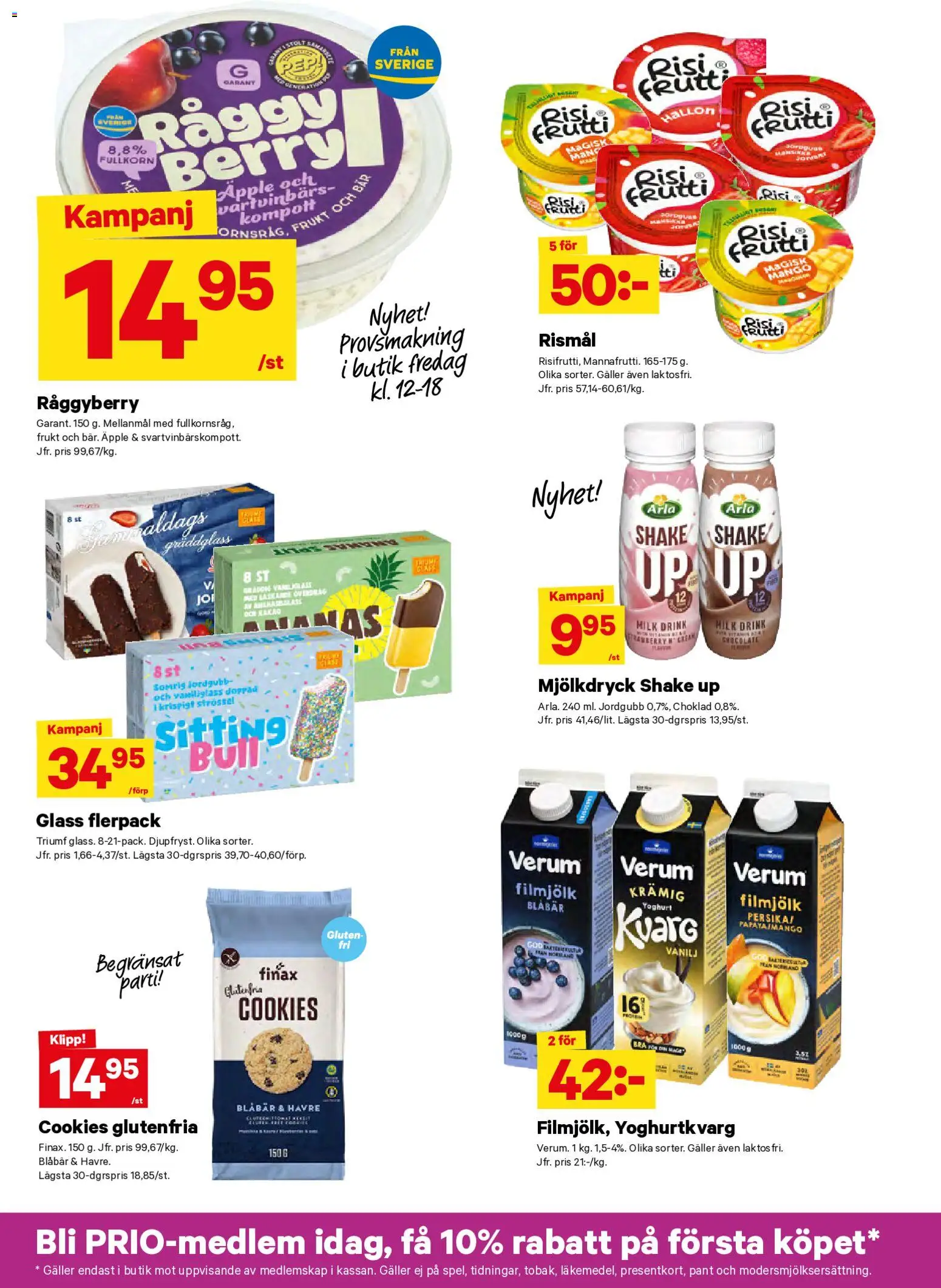 City Gross reklamblad aktuell från 01.06.2026 | Sida: 7 | Produkter: Galler, Yoghurt, Glass, Blåbär