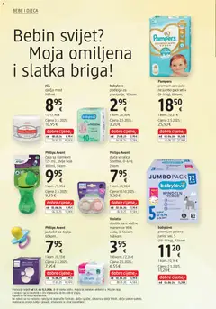 Katalog DM - Pregled kataloga iz trgovine DM, vrijedi od 01.05.2026 | Stranica: 32 | Proizvodi: Pelene, Čaša sa slamkom, Pampers, Violeta