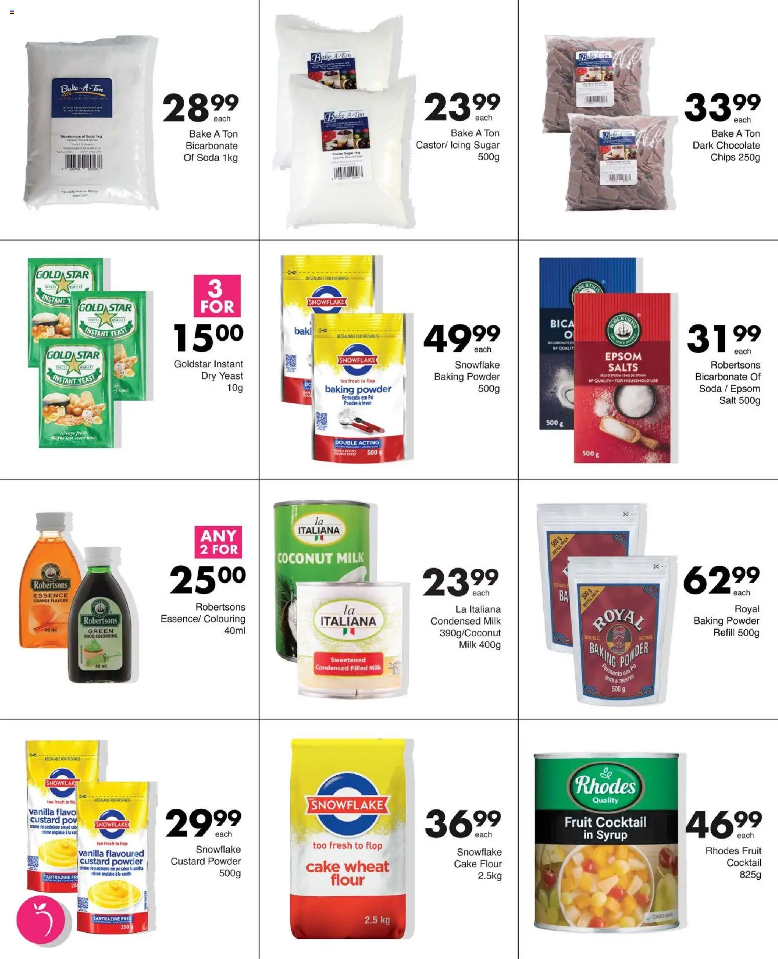 New Save catalogue – valid from 29/09/2026 | Page: 30 | Products: Cake, Custard, Chocolate, Powder