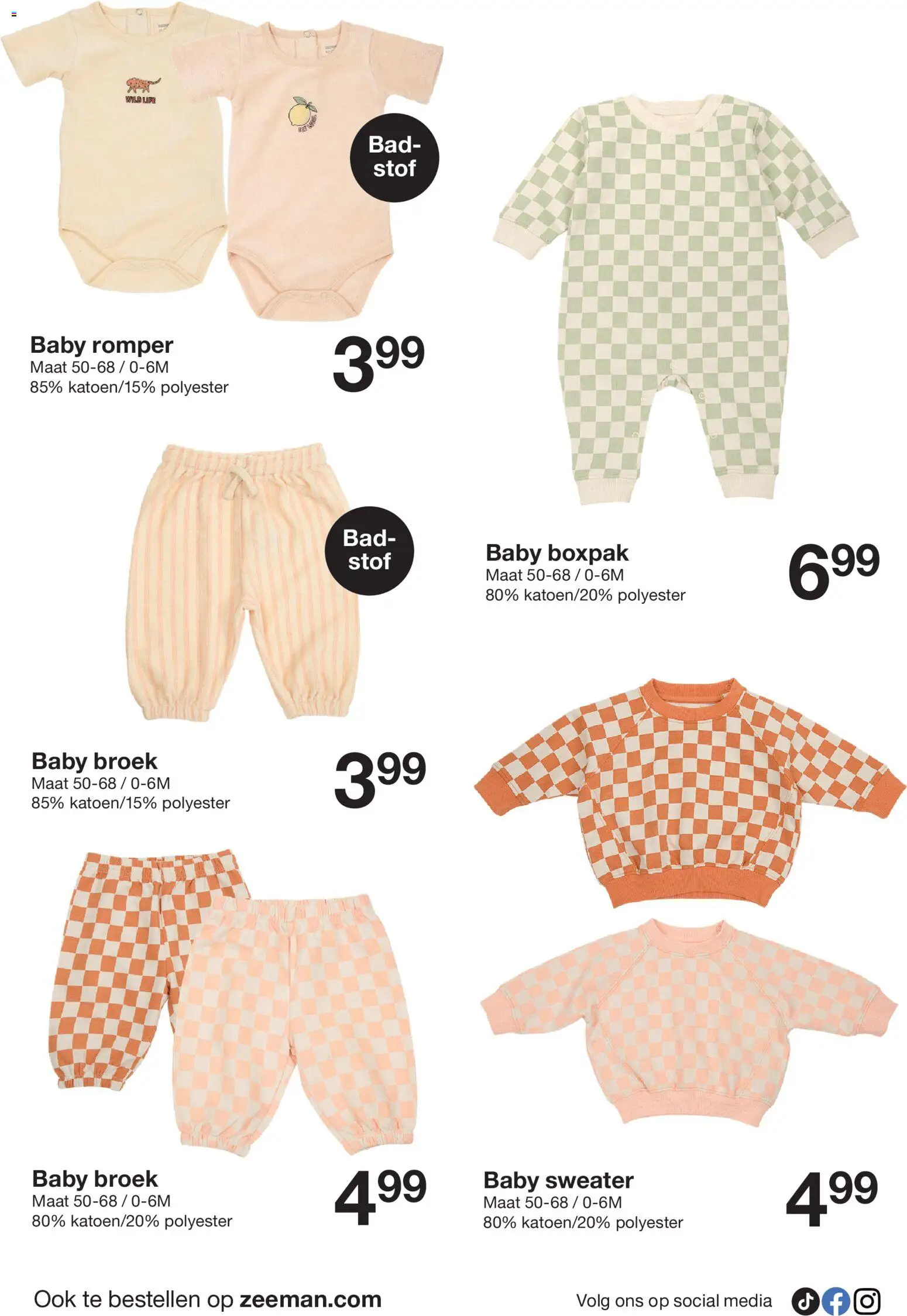 {H1} | Pagina: 10 | Producten: Broek, Sweater, Bad