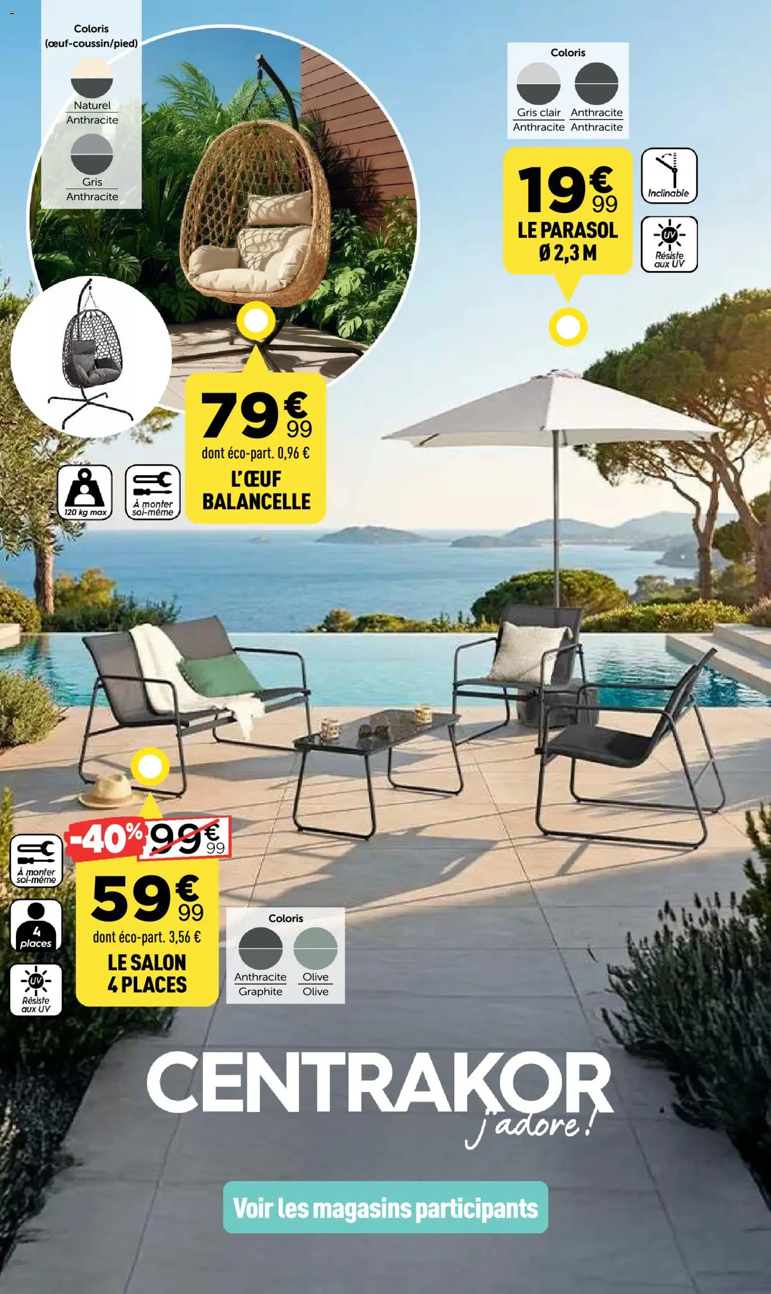 {H1} | Page: 1 | Produits: Olive, Parasol