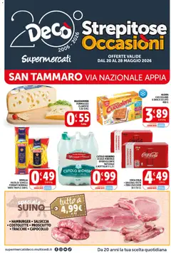 Anteprima del volantino Decò volantino Supermercati San Tammaro valido a partire dal 20.05.2026