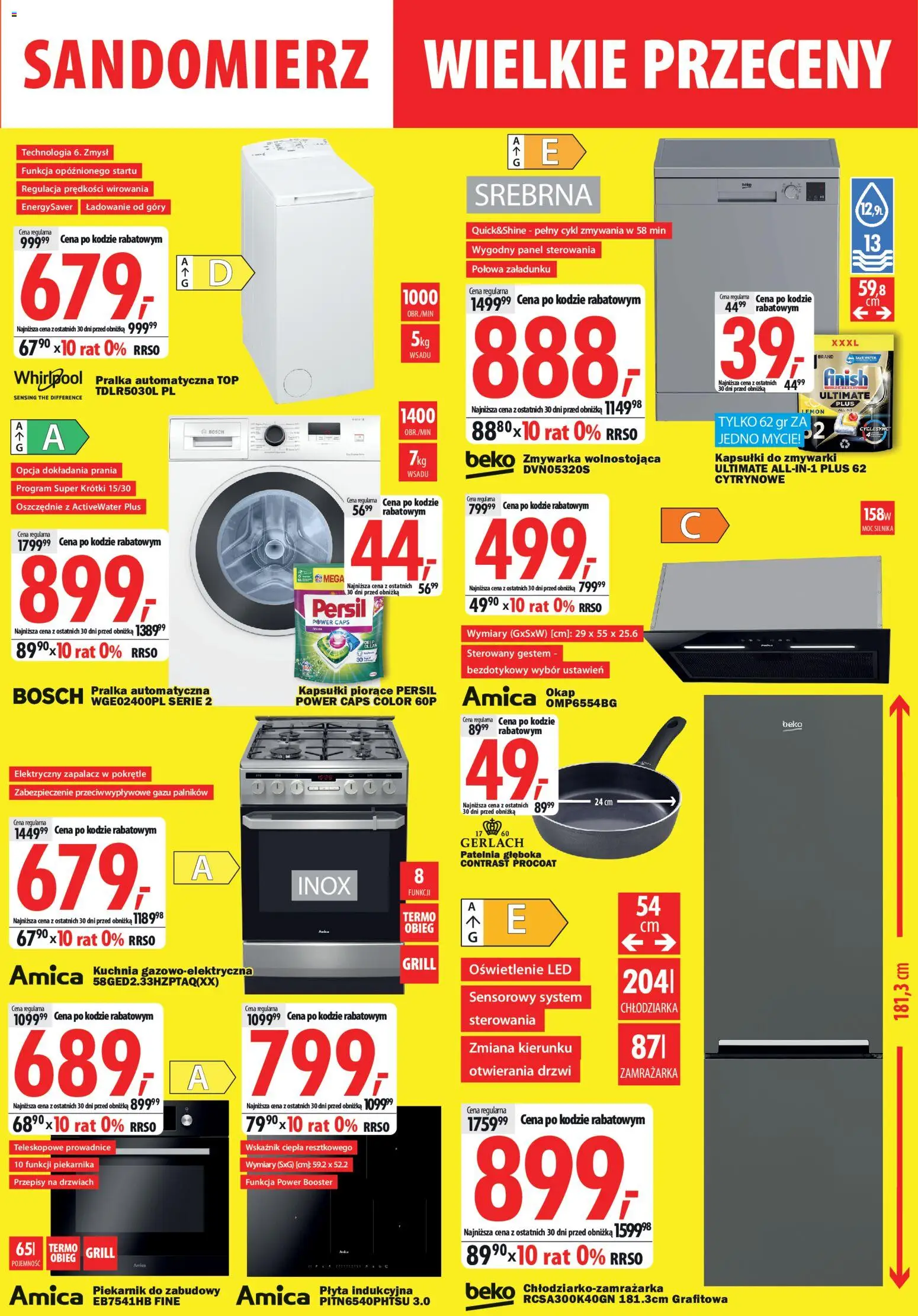 Mediaexpert promocje - Wielkie przeceny Sandomierz od 21.05.2026 | Strona: 7 | Produkty: Top, Płyta indukcyjna, Persil, Zmywarka