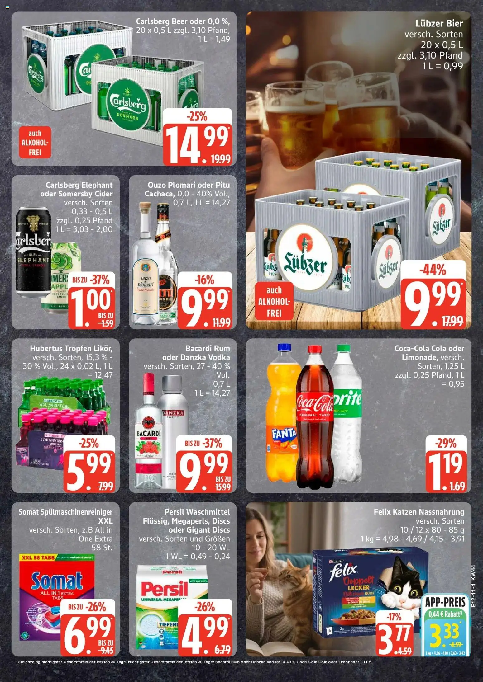 Edeka Prospekt Rostock-Gehlsdorf (ab 26.10.2026) » Angebote Online | Seite: 11 | Produkte: Bacardi, Fanta, Pils, Lubzer