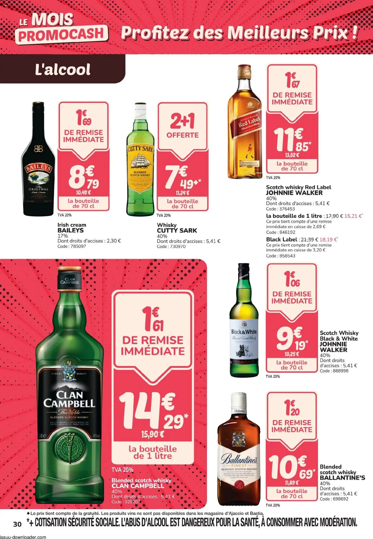 {H1} | Page: 30 | Produits: Whisky, Thé