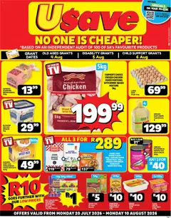 Usave specials catalogue – valid from 20/07/2026