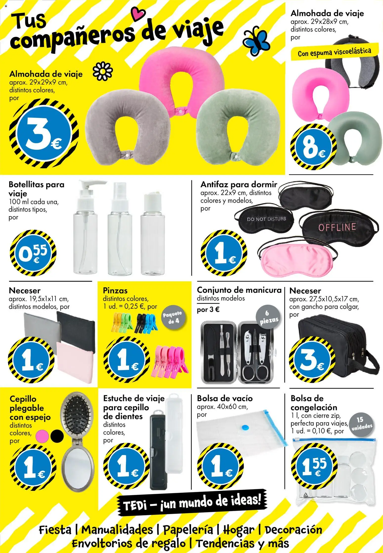 TEDi folleto │ válido desde el 06.03.2026 | Página: 21 | Productos: Cepillo, Almohada, Espejo, Neceser