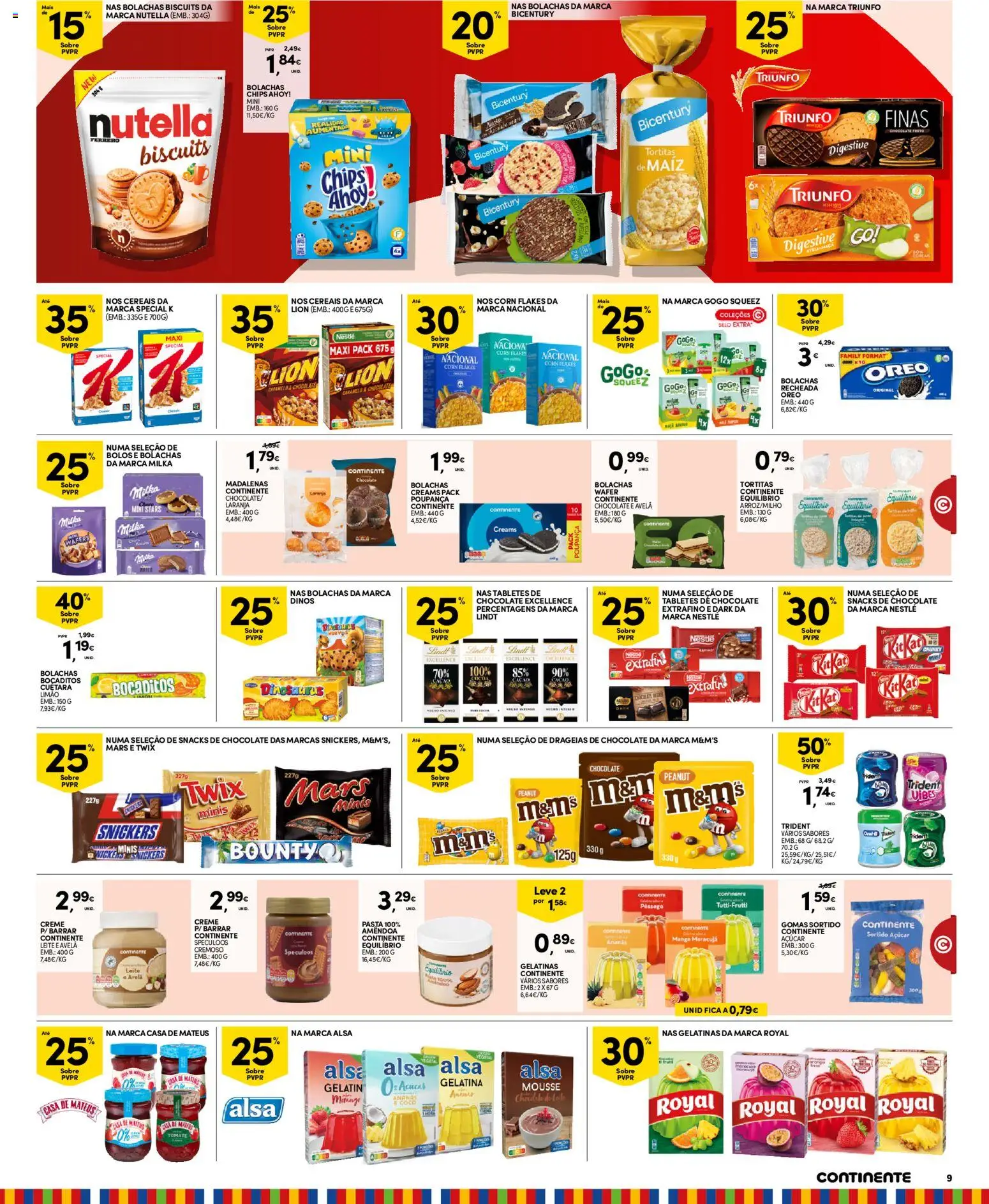 Continente Madeira │ válido de 11/08/2026 | Página: 9 | Produtos: Manga, Nutella, Ananás, Creme