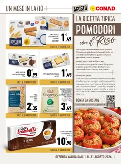 Anteprima del volantino Spazio Conad volantino Un Mese in Lazio valido a partire dal 01/08/2026 | Pagina: 9 | Prodotti: Crema, Riso, Sale, Prezzemolo