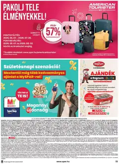 Spar akciós újság - amely érvényes a következő dátumtól: 07.05.2026 | Oldal: 19