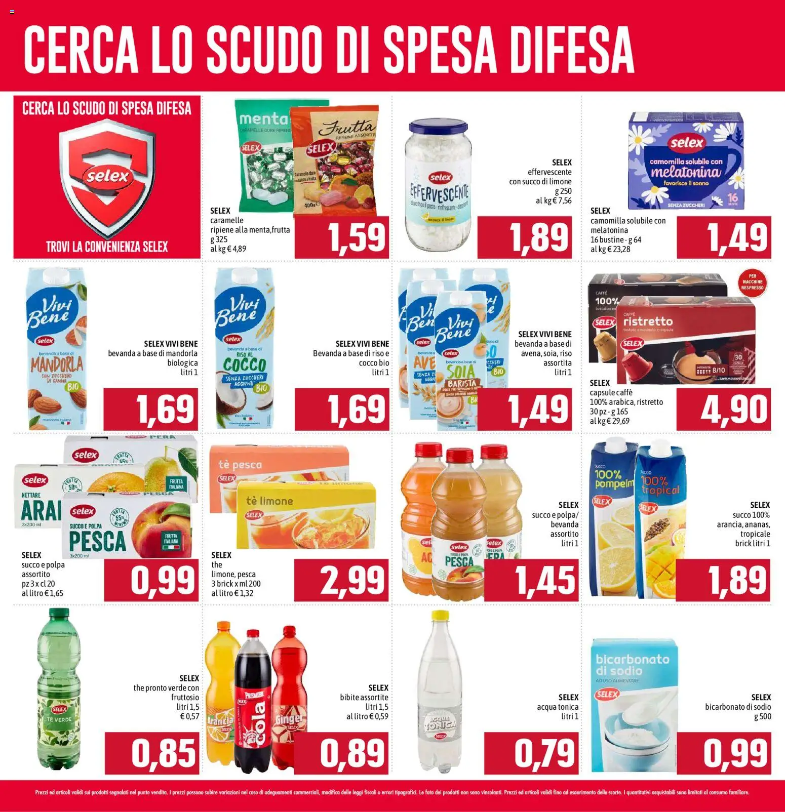Volantino Emisfero del 01/05/2026 | Pagina: 14 | Prodotti: Riso, Acqua tonica, Frutta, Cocco