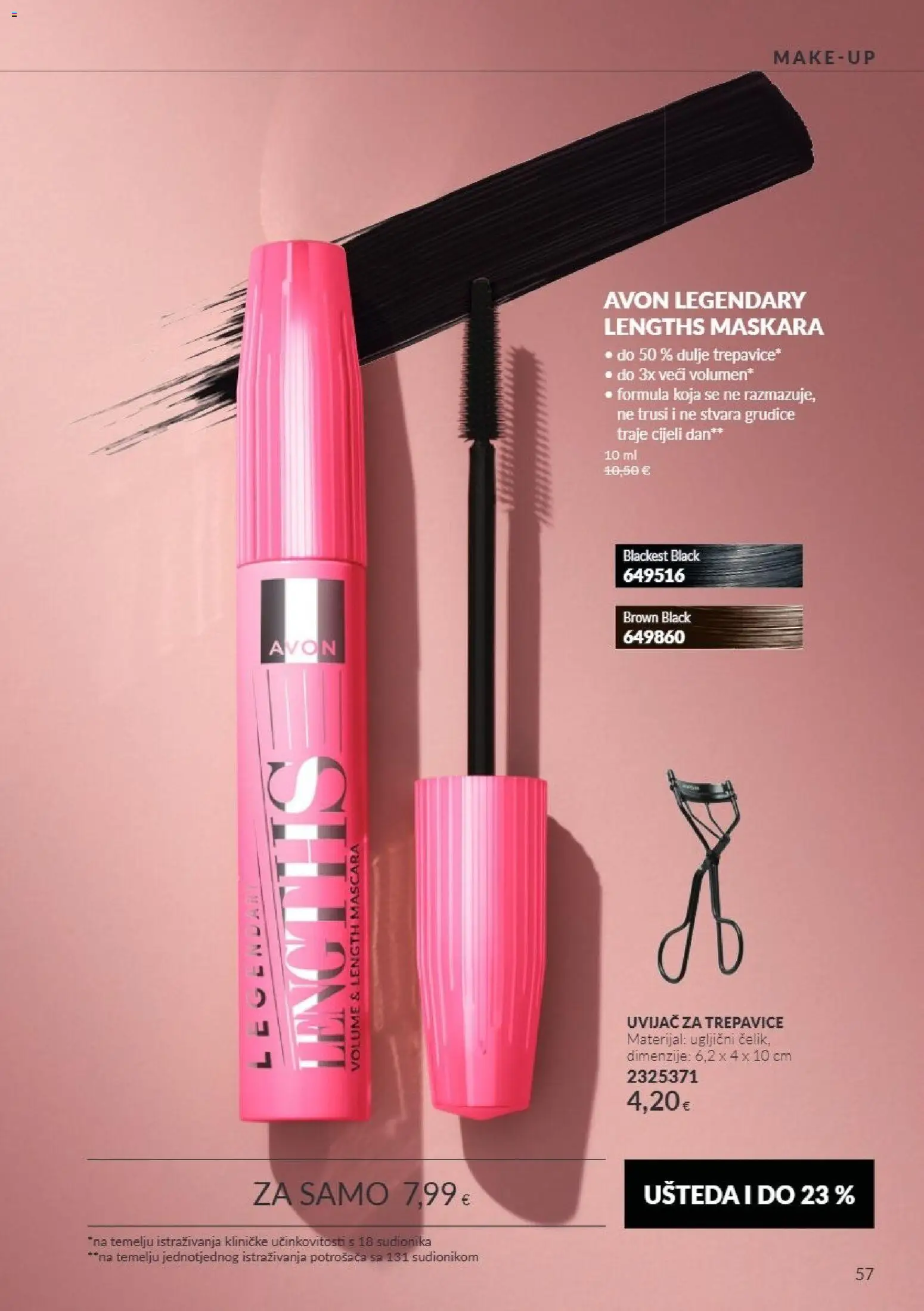 Avon katalog | vrijedi od 01.11.2026 | Stranica: 57 | Proizvodi: Maskara