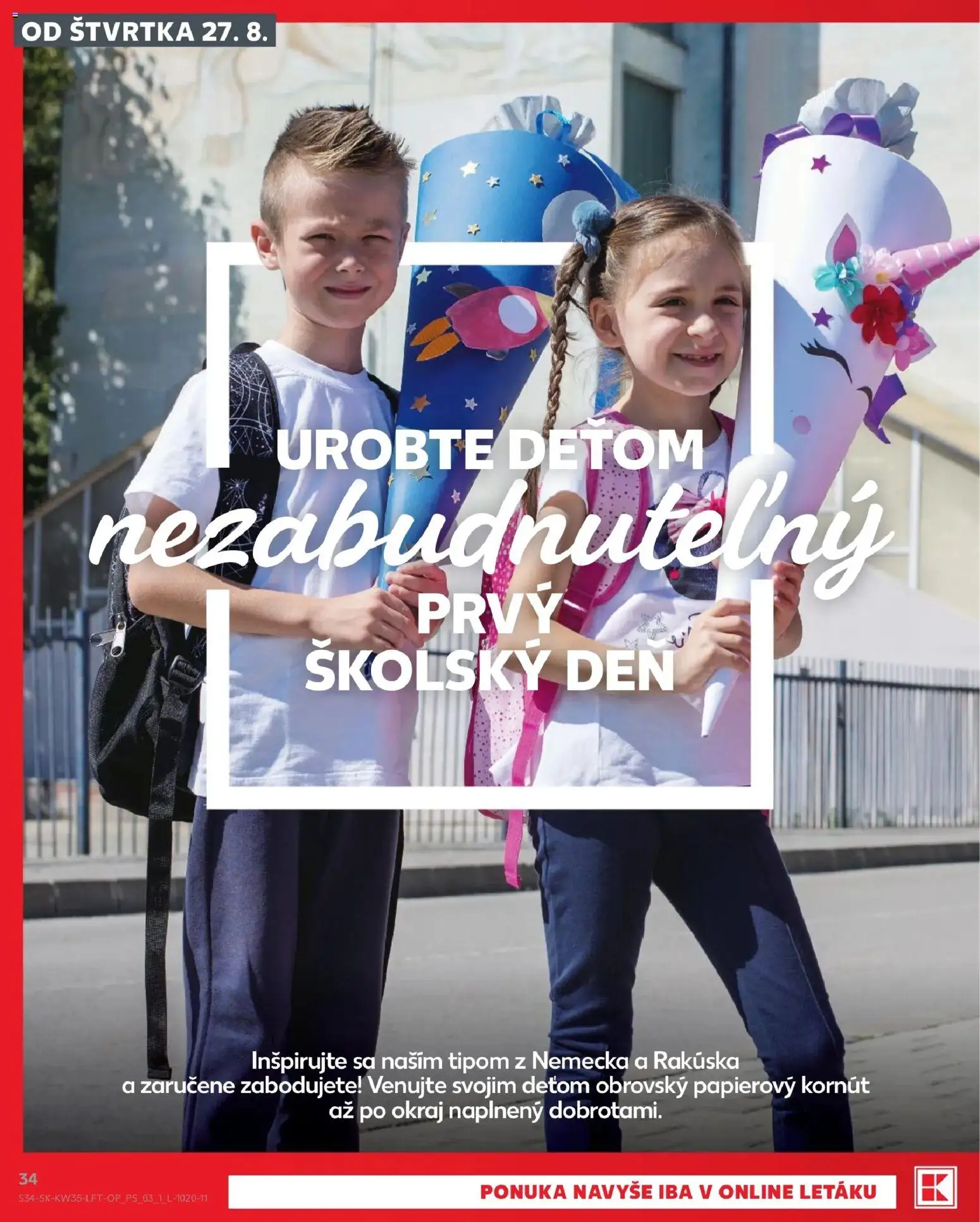 Kaufland SK akciós ujság - amely érvényes a következő dátumtól: 2026.08.27. | Oldal: 34