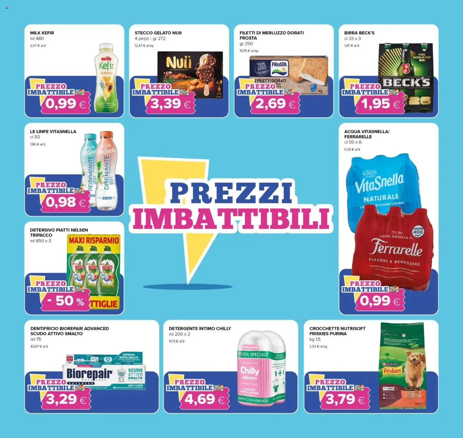 Volantino Tigre del 04.06.2026 | Pagina: 3 | Prodotti: Detergente, Intimo, Gelato, Crocchette