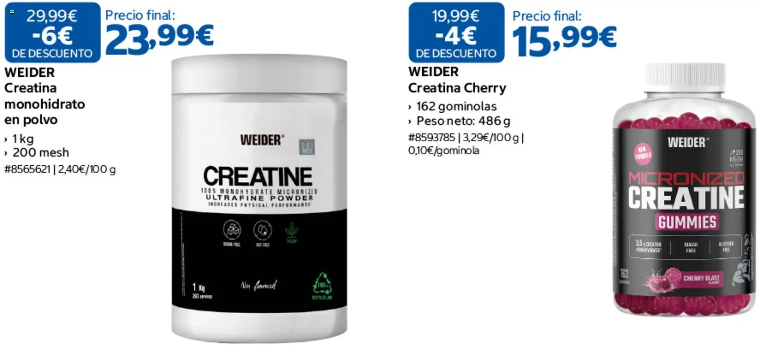 Costco Selección Weider │ válido desde el 28/09/2026 | Página: 4 | Productos: Polvo, Peso
