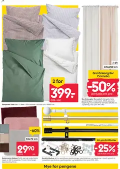 Forhåndsvisning av Badematte Majken, Badematte Majken Fluffy og myk badematte, laget av 100 % polyester. Finnes i flere farger. Størrelse 50x70 cm. gyldig fra 20/07/2026 | Side: 14