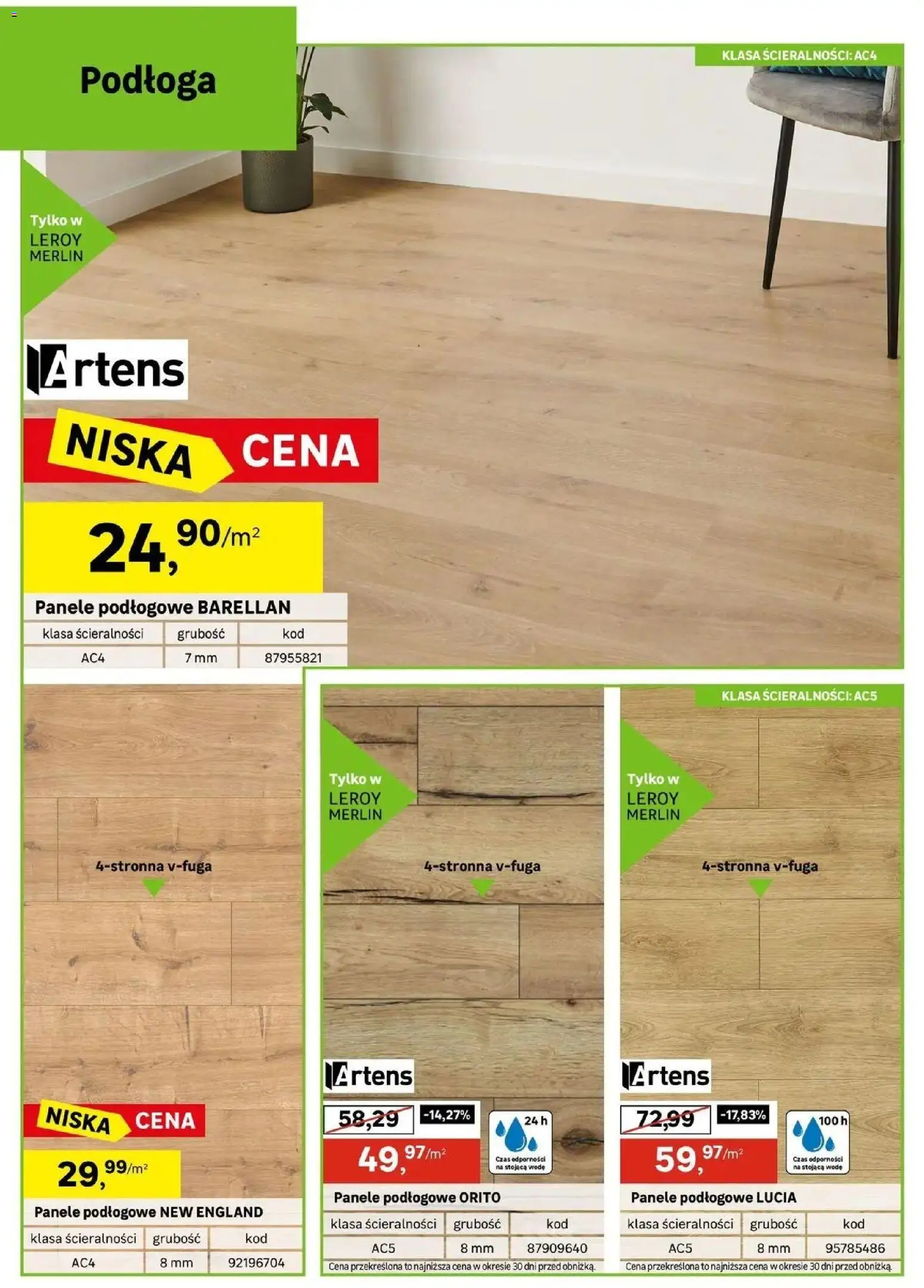 Leroy Merlin gazetka od (12.08.2026 - 08.09.2026) | Strona: 2 | Produkty: Panele podłogowe