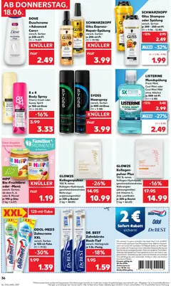 Kaufland DE - DE Folder Hannover - Voorbeeld van een folder van Kaufland DE, geldig van 18.06.2026 | Pagina: 36 | Producten: Shampoo, Haarspray