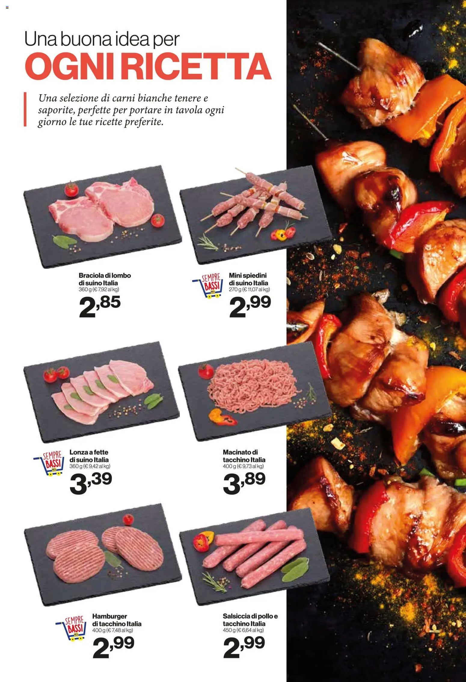 Volantino IN's del 23/09/2026 | Pagina: 13 | Prodotti: Pollo, Tacchino, Hamburger, Macinato