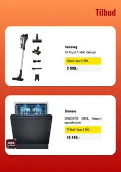 Forhåndsvisning av Skousen kundeavis gyldig fra 29.04.2026 | Side: 4 | Produkter: Oppvaskmaskin, Støvsuger