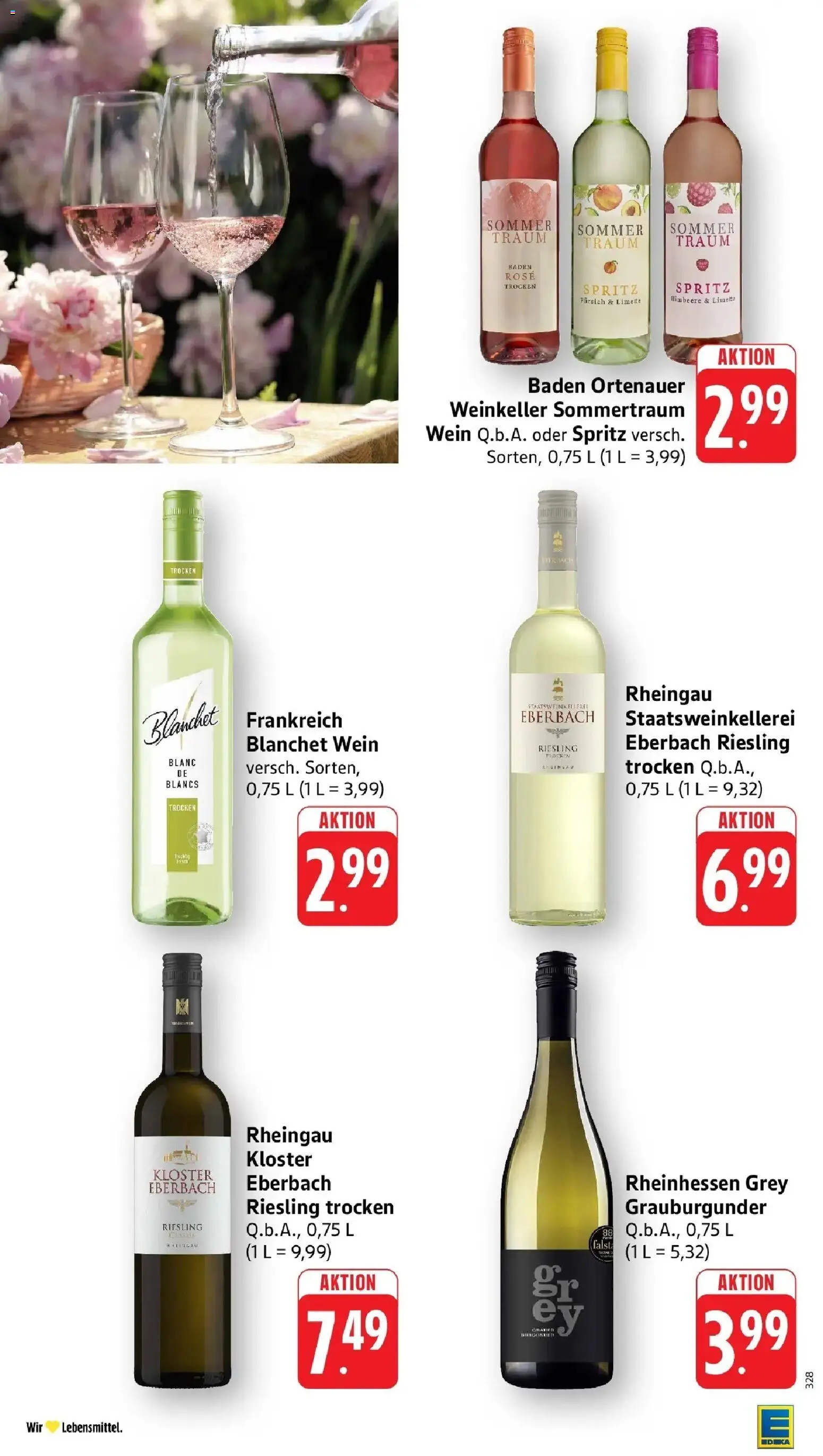 Edeka prospekt Bad Camberg	 – gültig ab 10.05.2026 | Seite: 40 | Produkte: Pfirsich, Himbeere, Wein