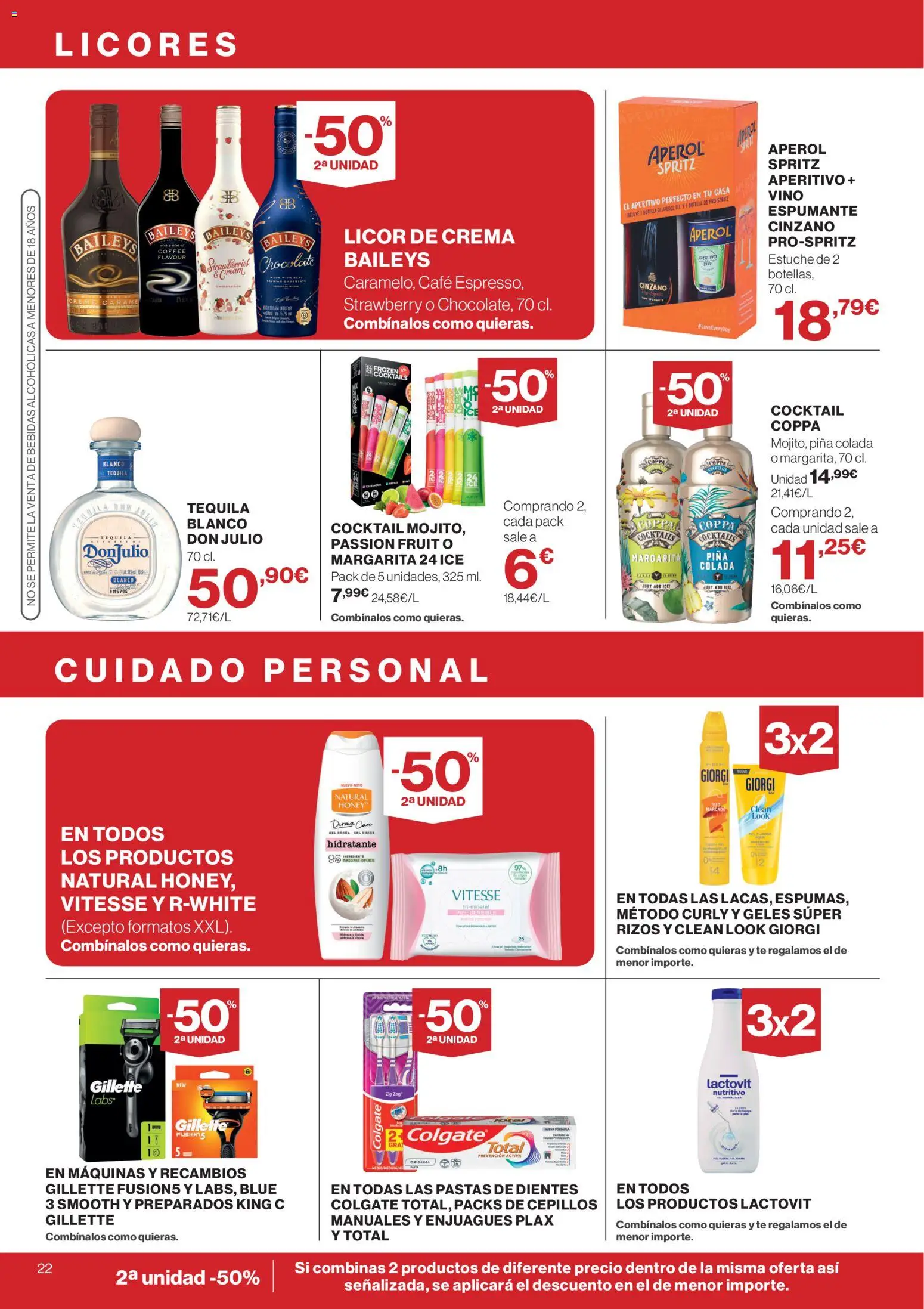 Supercor folleto │ válido desde el 21.05.2026 | Página: 22 | Productos: Licor, Café, Vino, Crema
