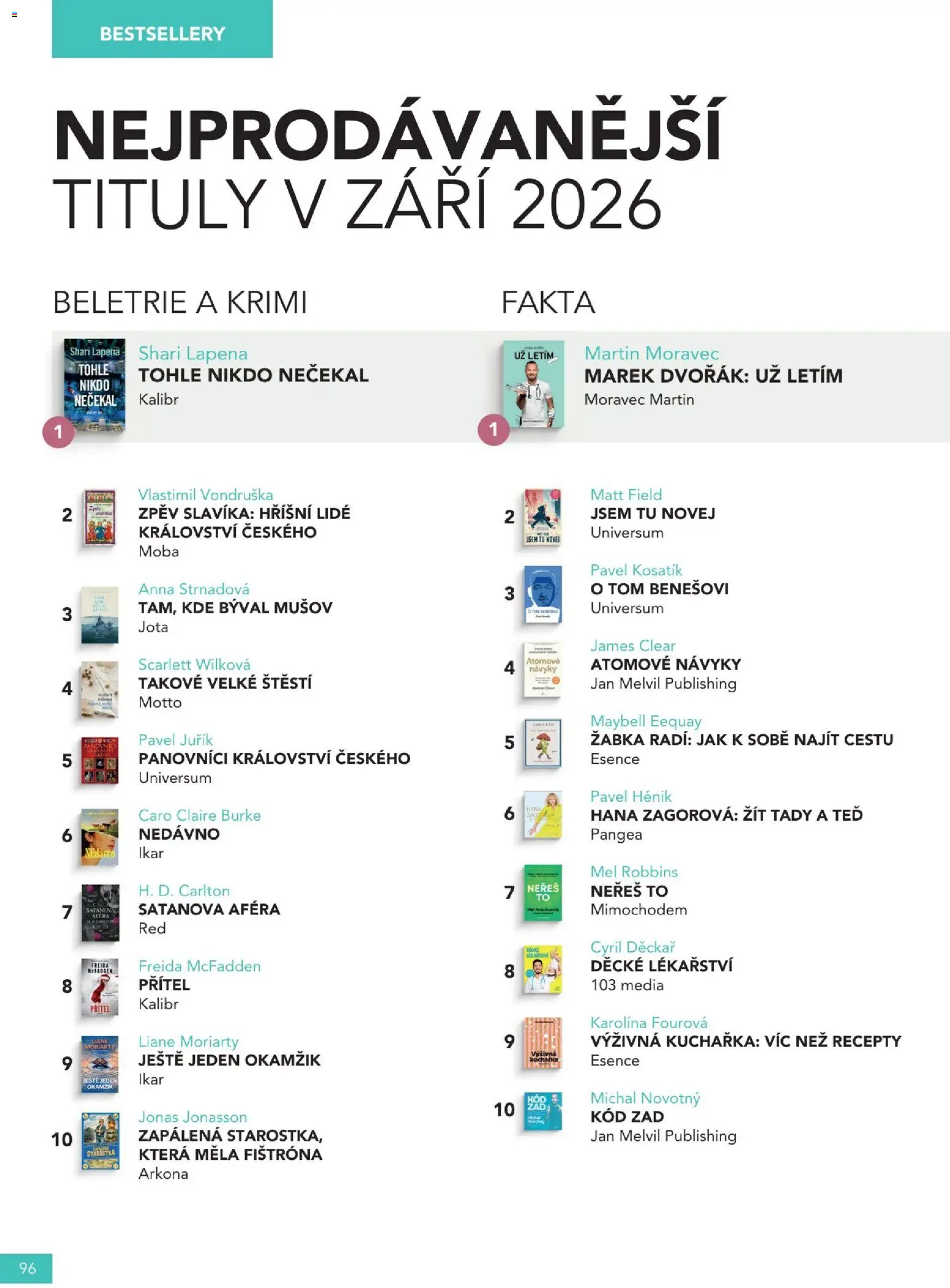 Knižní klub magazín od 01.10.2026 | Strana: 96 | Produkty: Caro