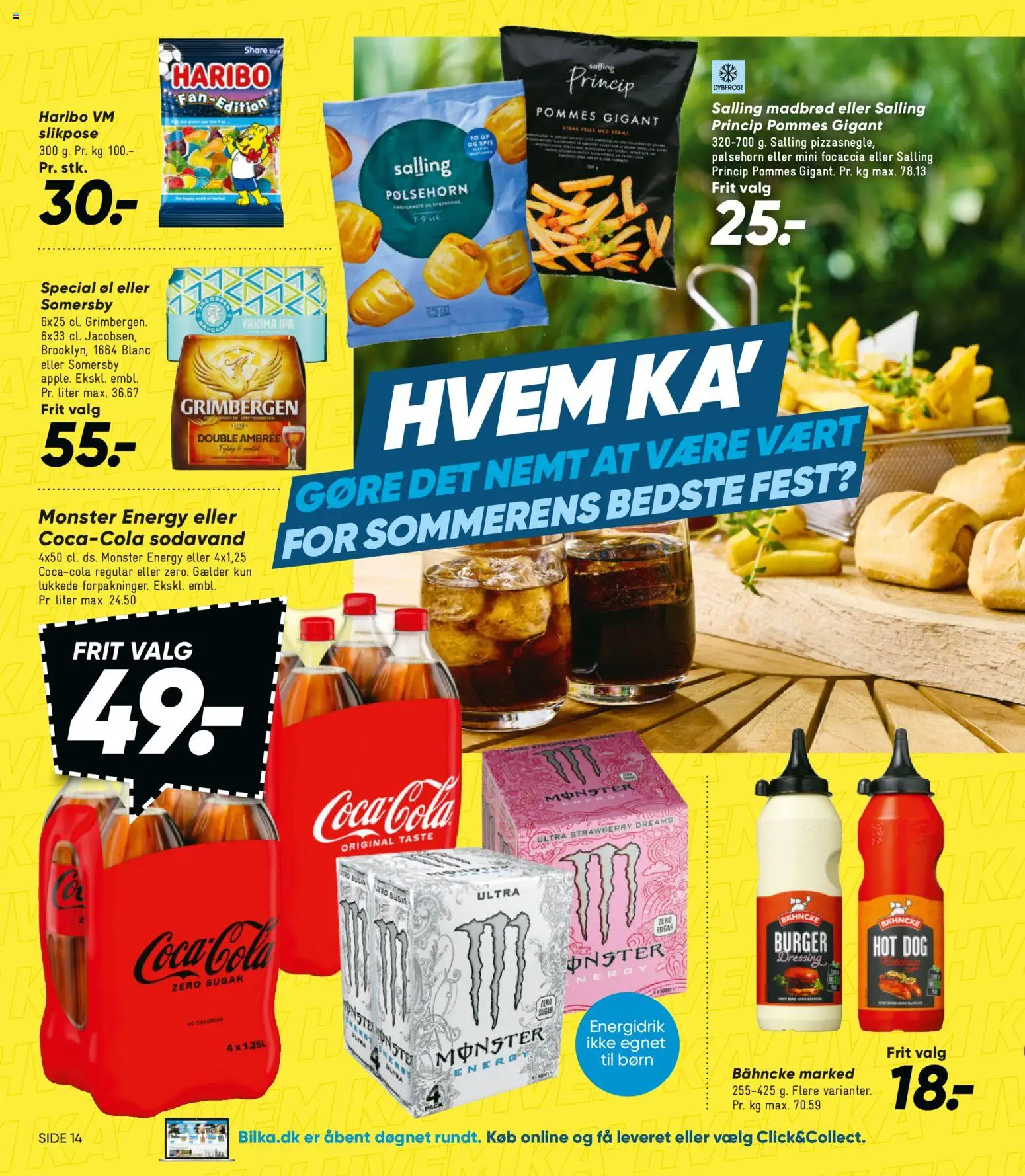 Bilka tilbudsavis – gyldig fra 12.06.2026 | Side: 16 | Produkter: Pølsehorn, Øl, Sodavand, Dressing
