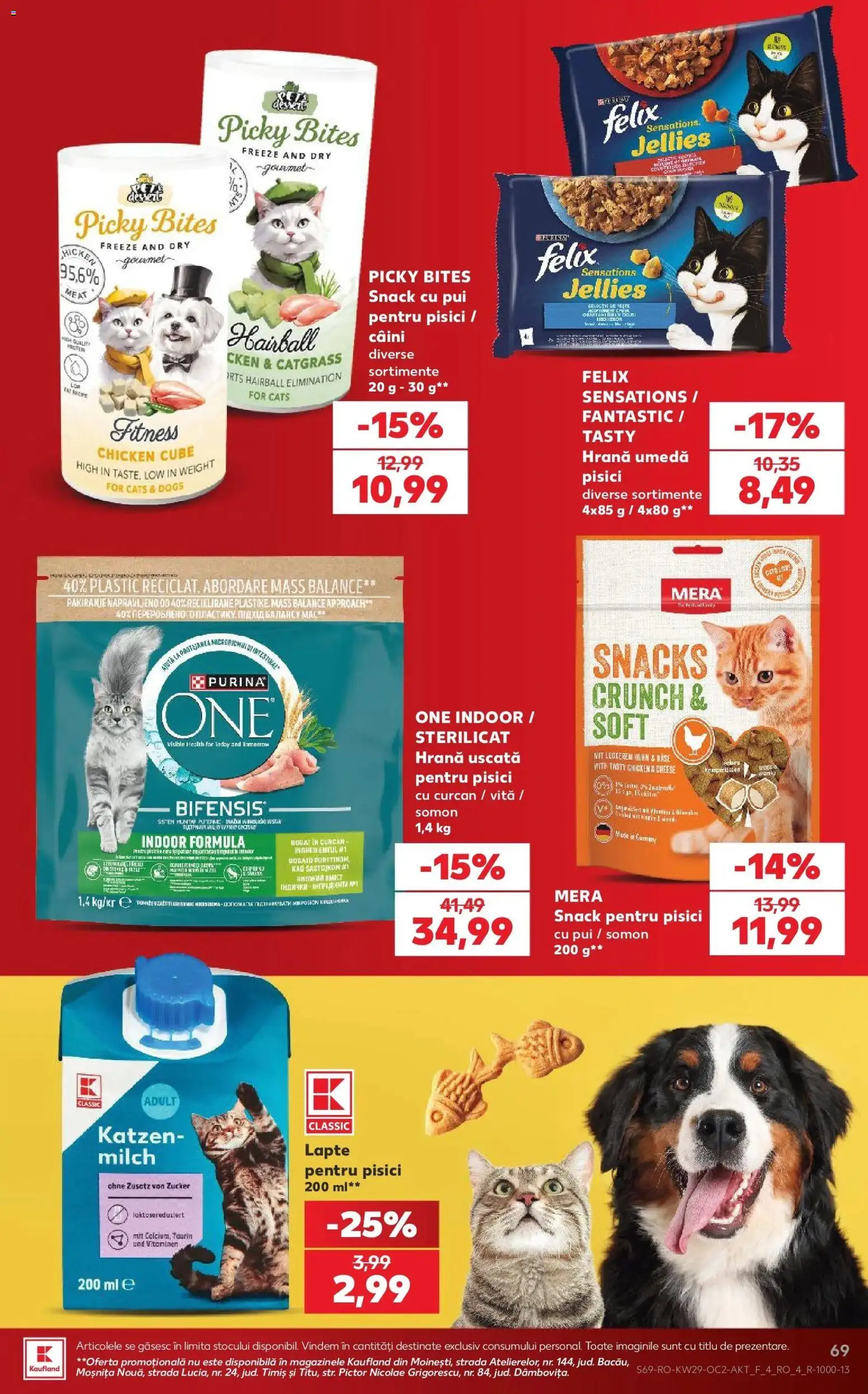 Noul catalog Kaufland – valabil de la 15.07.2026 | Pagină: 69 | Produse: Vită, Pui, Lapte, Somon