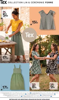 Carrefour - Prévisualisation de Carrefour Spécial Lin & cérémonie valide à partir de 28.04.2026 | Page: 6 | Produits: Robe, Coton, Kaki, Jupe