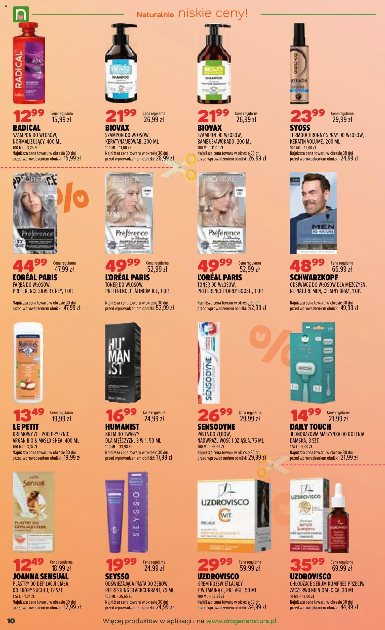 Drogerie Natura gazetka od 01.10.2026 | Strona: 10 | Produkty: Masło, Pasta, Krem, Krem do twarzy