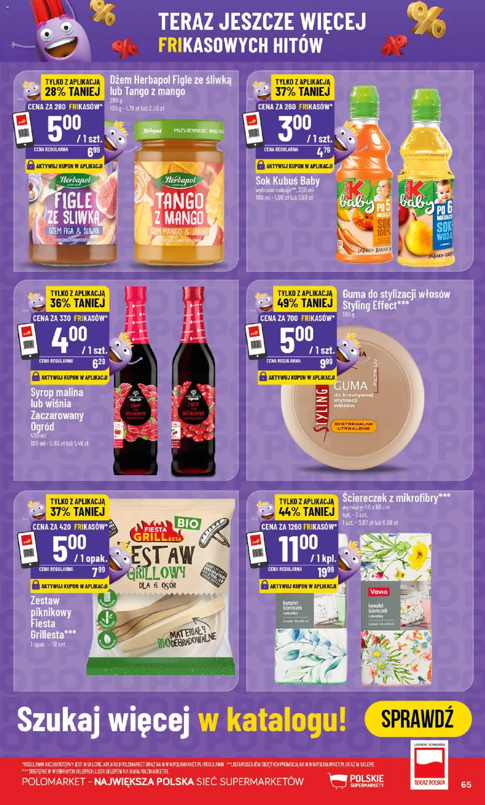 POLOmarket gazetka od 20.05.2026 | Strona: 65 | Produkty: Mango, Malina, Dżem, Sok